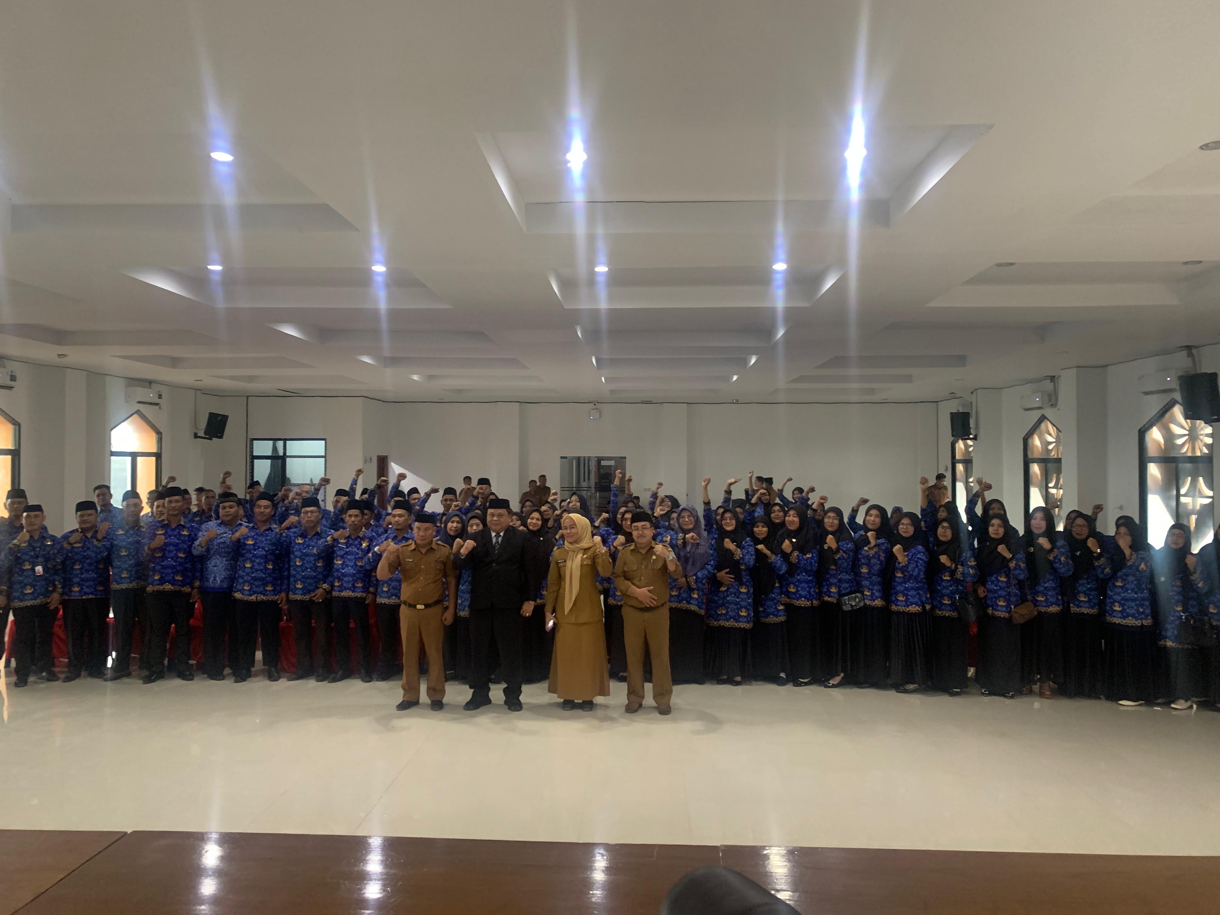 Tingkatkan Efisiensi Birokrasi, 105 Pejabat Fungsional Pemkab Merangin Resmi Dilantik